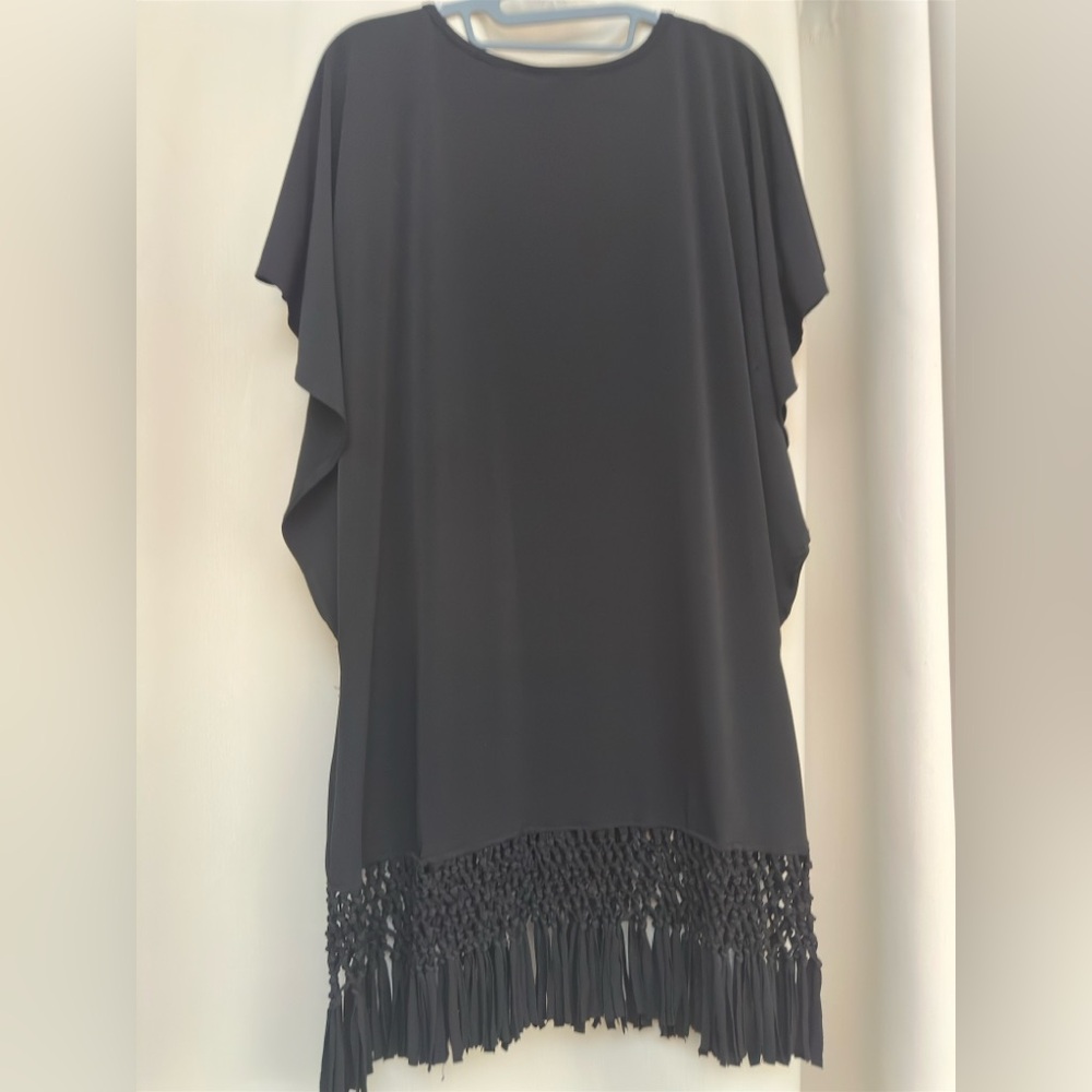 Black bathing suit cover up - Picture 2 of 5